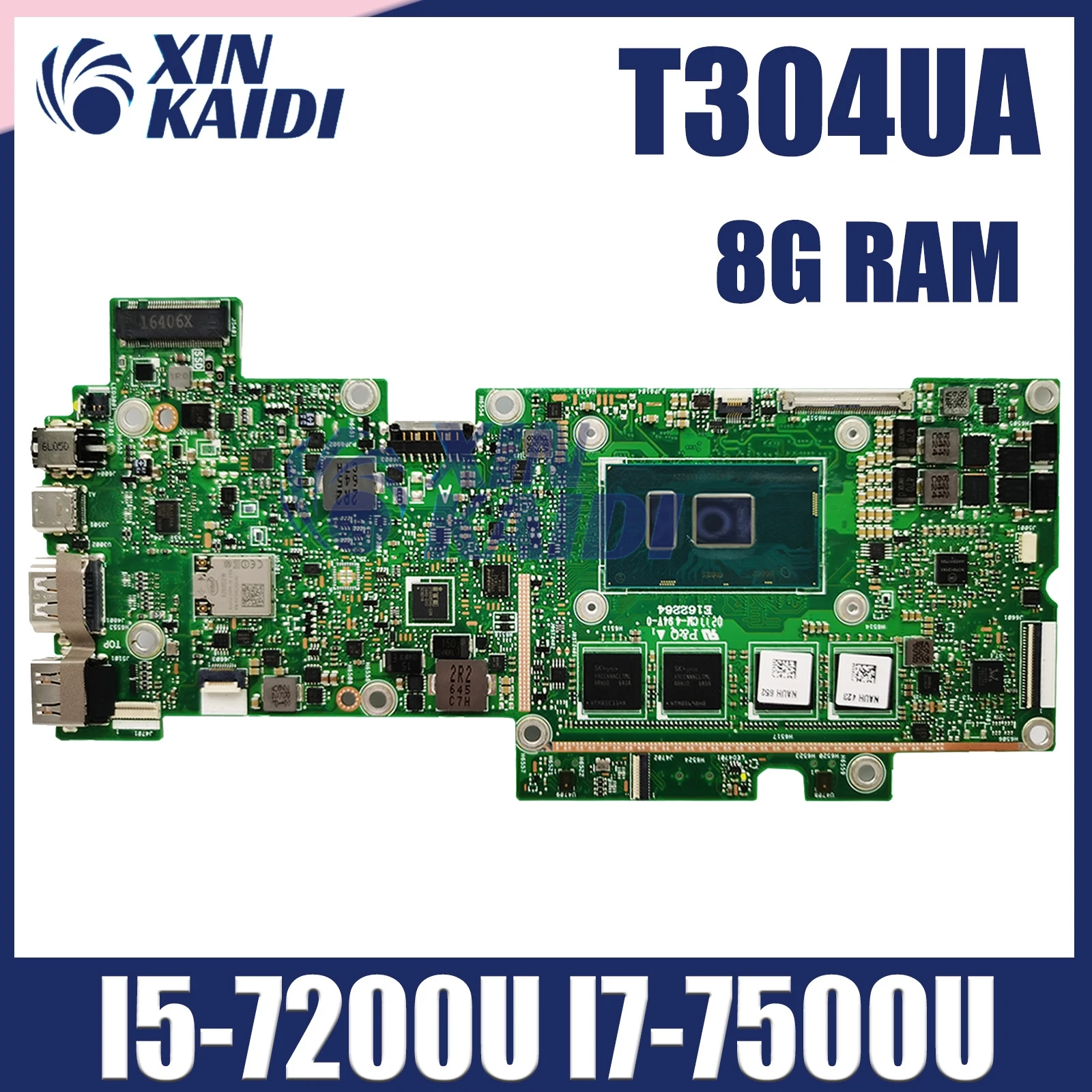 

T304UA Laptop Motherboard for ASUS Transformer 3 Pro T304 T304U Notebook MAINboard With I5-7200U I7-7500U 8GB-RAM 100% test