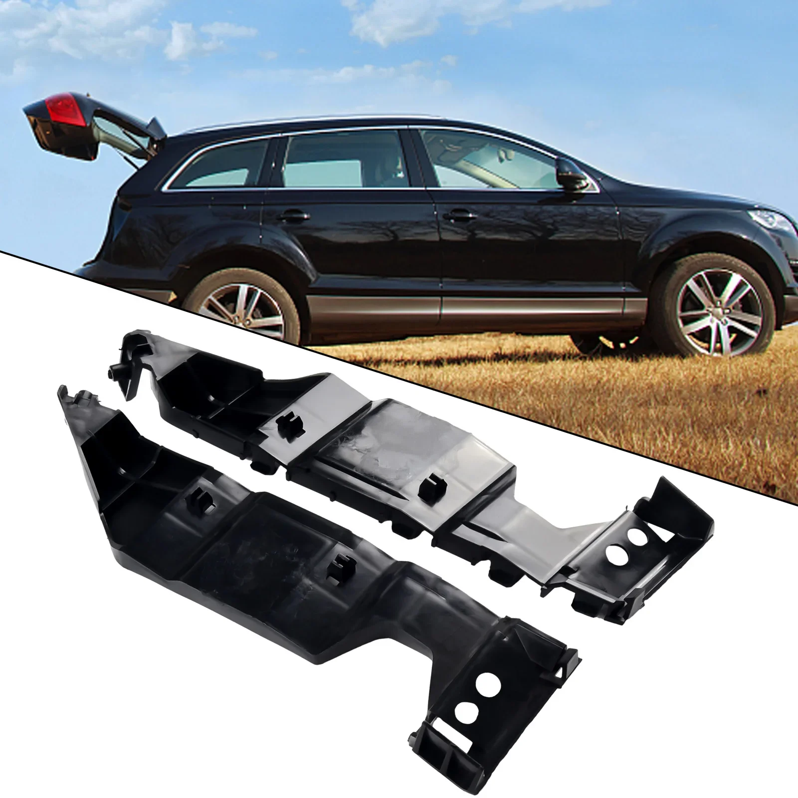 

2Pcs Car Bumper Holders Brackets For Suzuki Swift 2005-2011 Auto Front Bumper Stand ABS Rack Repairing Tools Accessories
