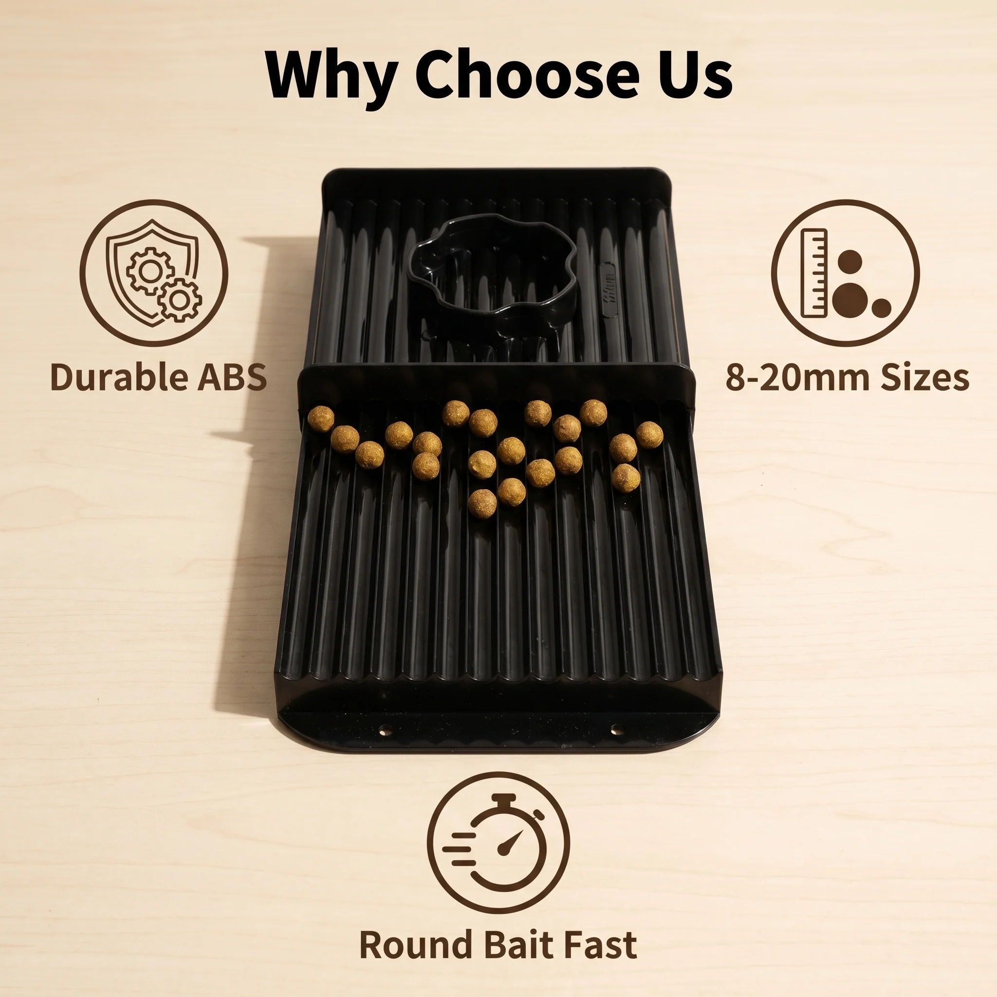 Hirisi Boilie Rolling Table para hacer boilies y pop-ups - imagen 3