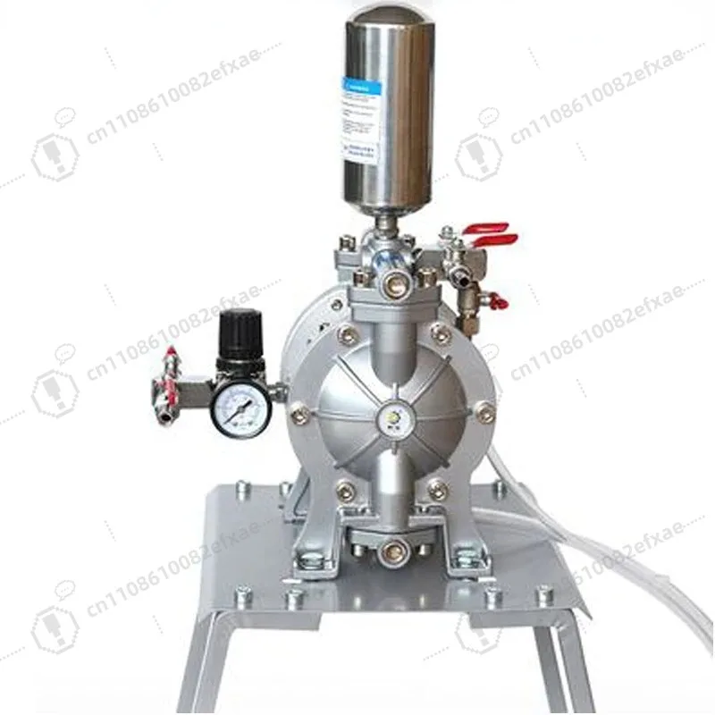 Air Driven MS-QD Double Diaphragm Pump Small Paint Spraying Pump Membrane Pump for Furniture Auto Refinishing Coating