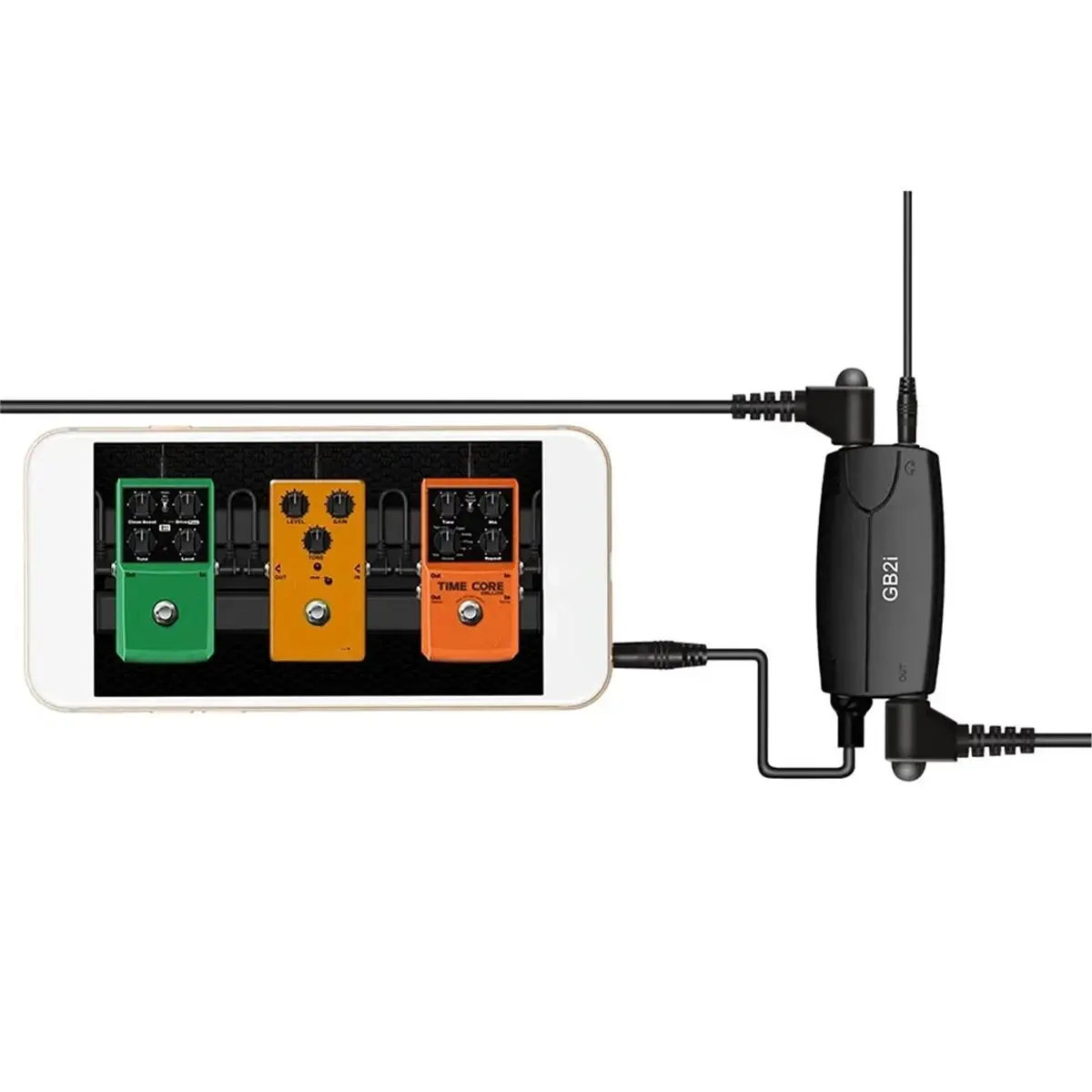 (▲★HUND)Guitar Link Audio Interface System AMP Amplifier Guitar Effects Pedal Convertor Adapter Cable Jack for Phone and Tablet