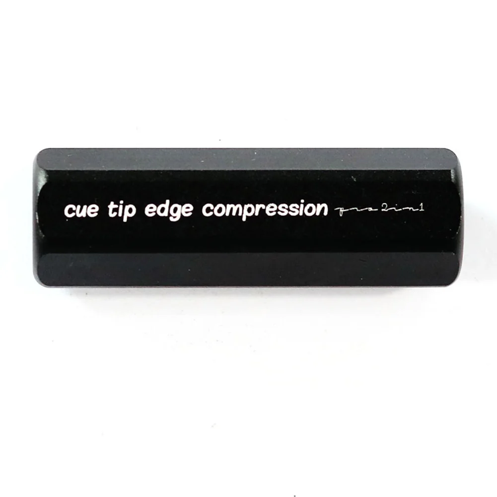 

2-in-1 Snooker Cue Tip Shaper Stainless Steel Cue Tip Repair Tool Portable Cycling Replacement Accessories