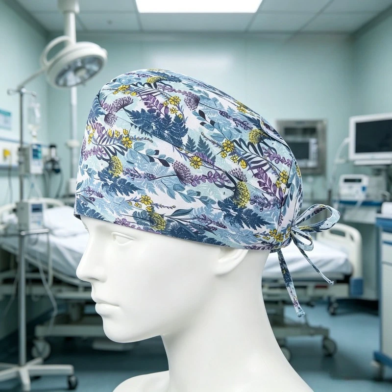 Printed Medical Cap Suitable for Multiple Scenarios Such As Operating Room, Dentistry, Beauty, Confinement, and Chemotherapy