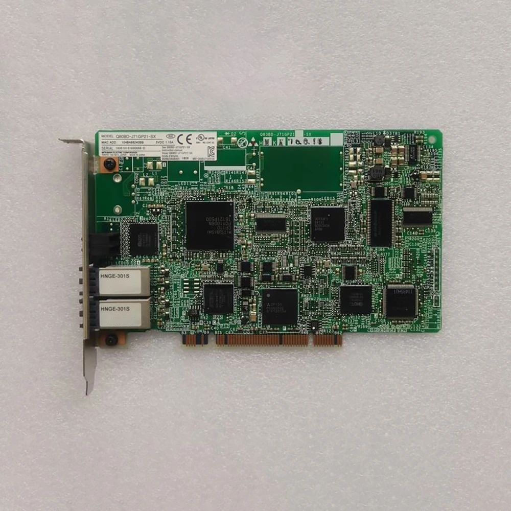 For Mitsubishi Optical Fiber Communication Card Q80BD-J71GP21-SX Equipment Card Q80BD-J71GP21