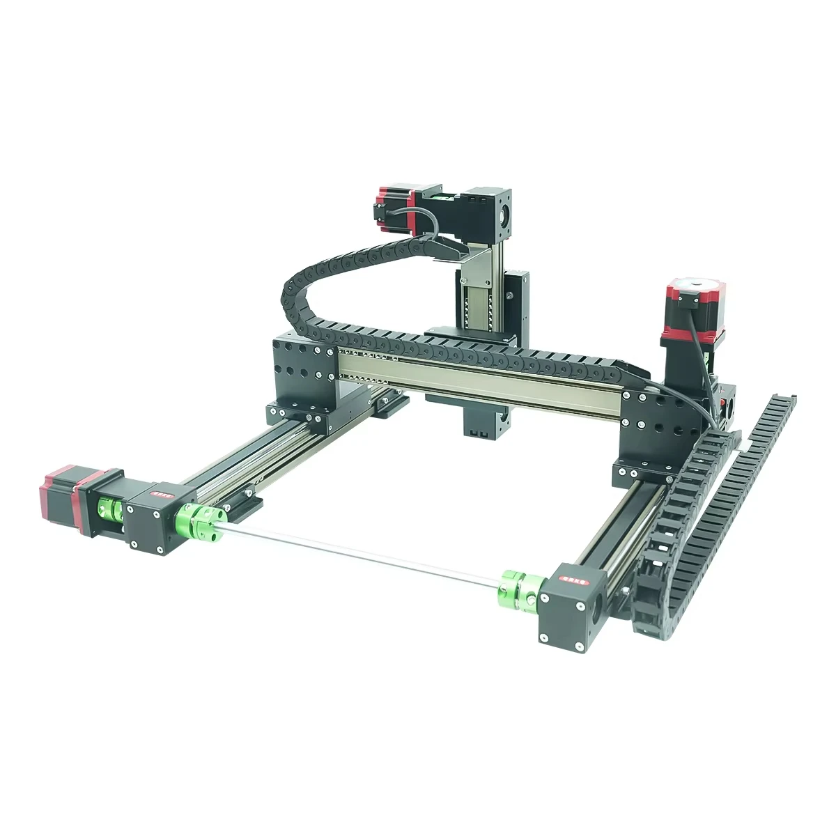 QRXQ RXP-L-45 Gantry Robot XYZ Stage CNC Router Motorized 3 Axis Table Linear Motion Belt Guide Rail With Stepper Motor