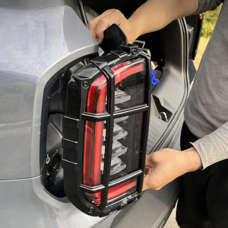 For Haval Dargo 2021-2024 Taillight Cover Headlight Protection Grille Cover Frame Modified Frame Protective Case Taillight Cover
