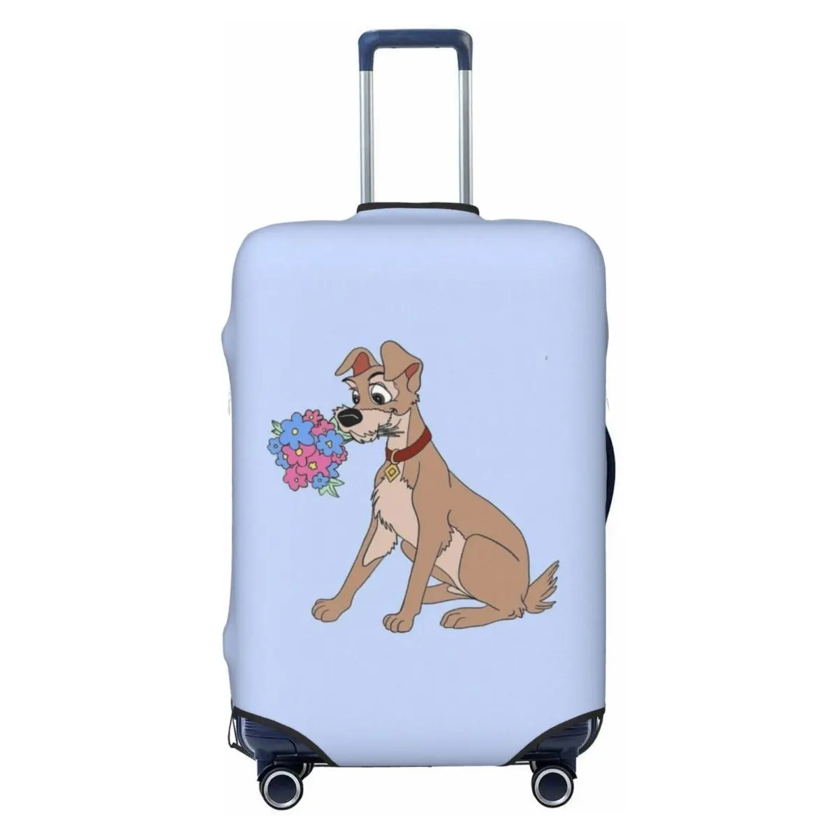 

Чехол для чемодана с изображением Леди и Трампа, модный, милый, мультяшный, защитный чехол для чемодана, подходит для чемоданов 18-32 дюймов