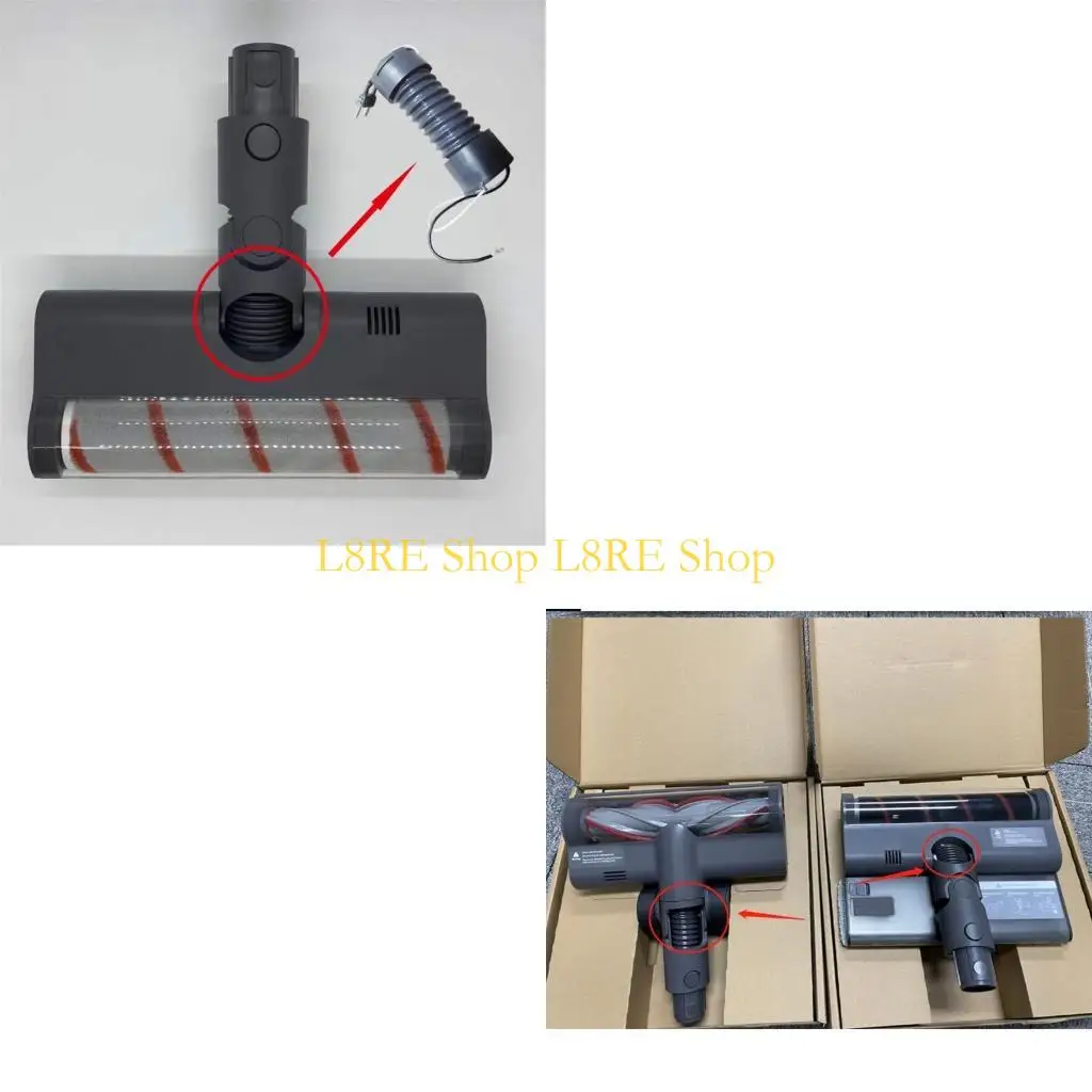 L8RE Floor Brush Carpet Cleaner Attachment Vacuum Cleaner Hose ABS Texture Electrified Hose for Home and Office Cleaning