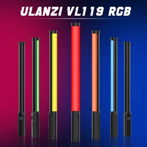 Ulanzi Handheld RGB Color Light Stick, LED light wand, CRI 95 + 2500K-9000K, Photography Studio Lamp, VL119, 19.68 8 Main Sales Led Like - №5