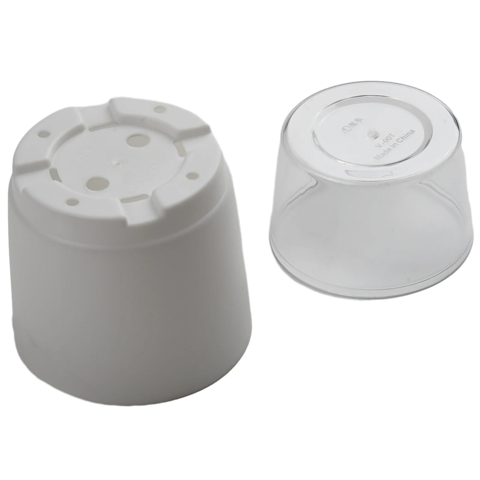 

1 шт., новые аксессуары для горшков для растений, пластиковая смола, 8,8 см х 6,8 см х 11,6 см, двухслойные самополивающиеся фиолетовые горшки