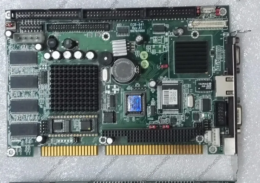 ECB-641 REV A1 Original Industrial Motherboard ISA Slot Half-Size CPU Card PICMG1.0 Onboard CPU RAM LVDS Interface