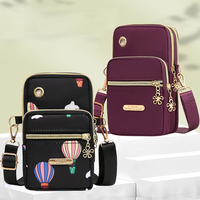 Casual Waterproof Nylon Crossbody Bags Women Messenger Shoulder Bag Female Small Cell Phone Handbags Purses Sports Pouch Bag