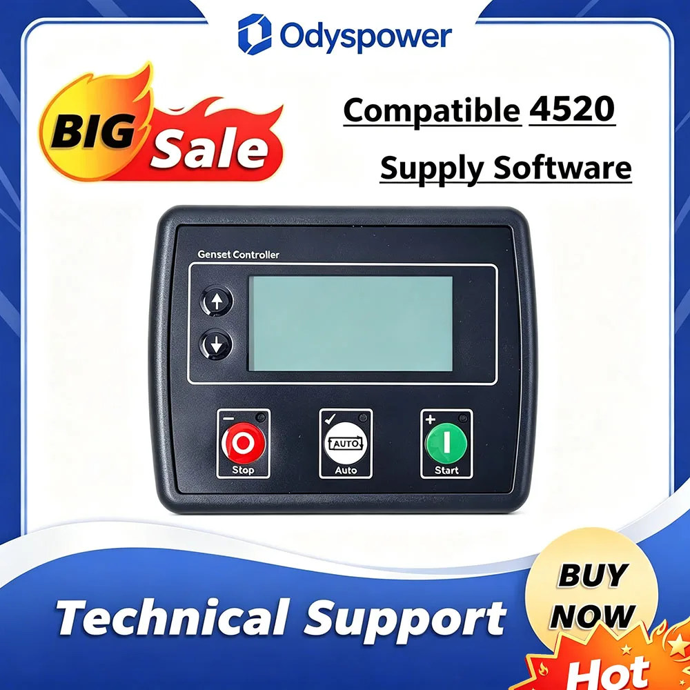 Deep Sea Generator ATS Controller Panel DSE4520 DSE 4520 MKII Auto MainsFailure Control Modules Replace Original