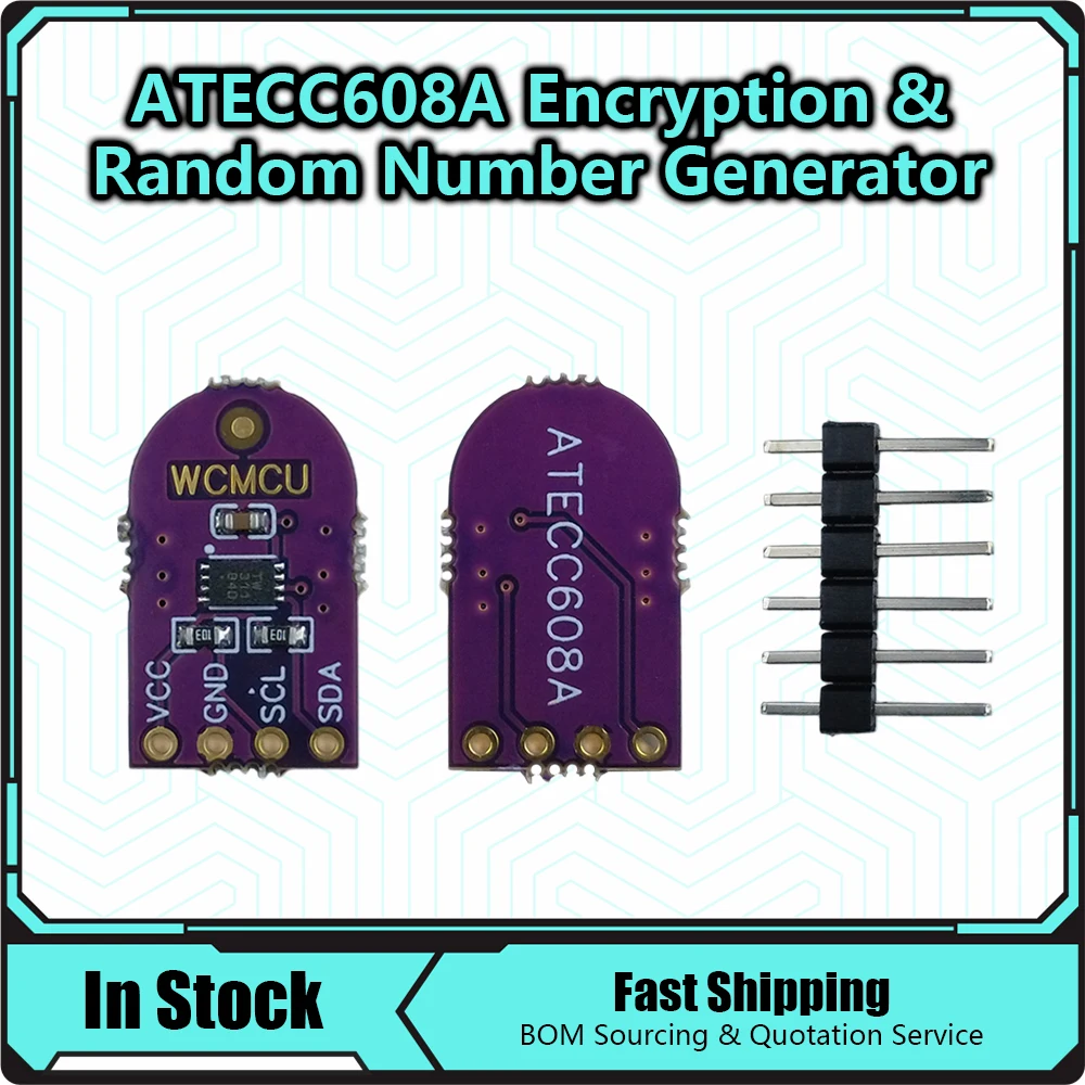 CJMCU-608 ATECC608A Memory Module Cryptographic Key Memory Random Number Generator RNG Module 2 to 5.5v