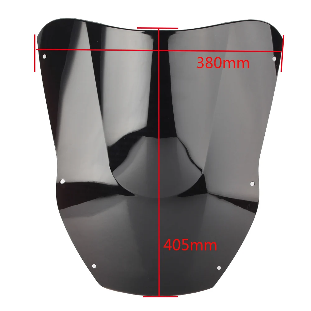 Motorcycle Windshield Windscreen Double Bubble For KAWASAKI Ninja ZX12R ZX-12R 2000 2001