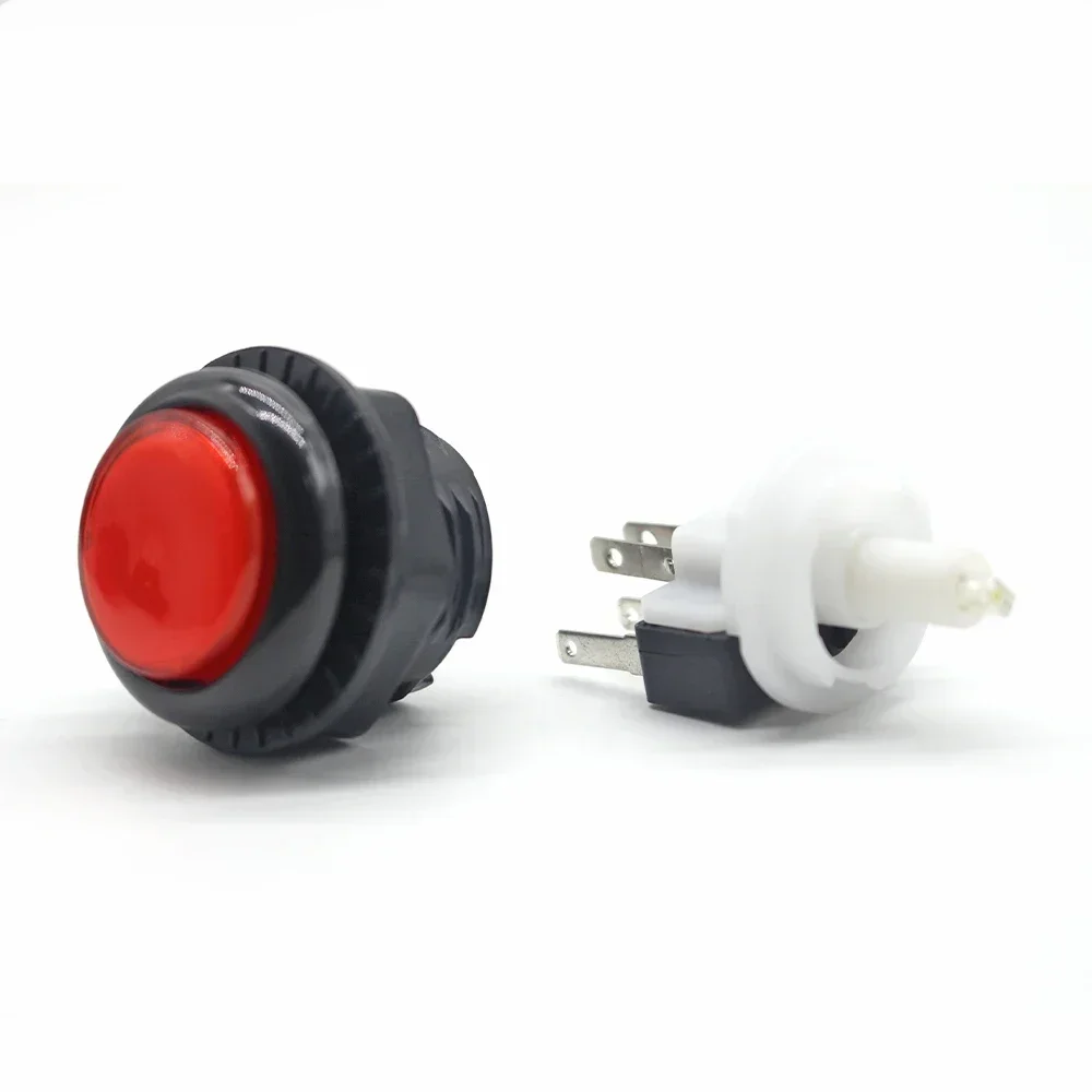 20 มม.LED Illuminated PUSH ปุ่ม Micro Switch,เกมเครื่องอาเขต,คอนโซลวิดีโอ,ปลั๊กยุโรป,สไตล์ EU,12V