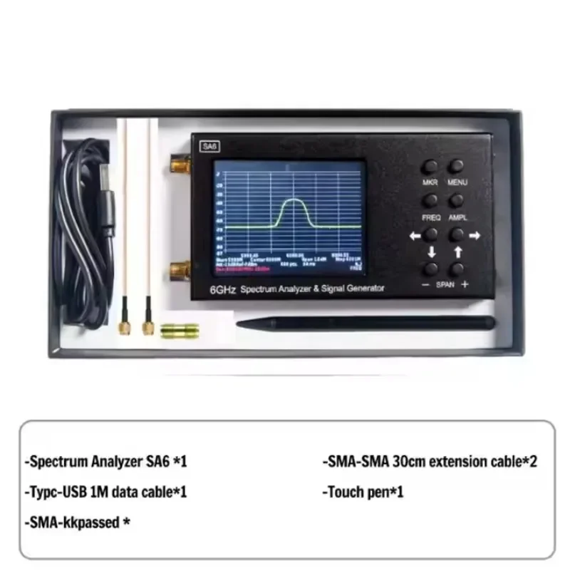 أفضل بيع SA6 6 جيجا هرتز مصدر إشارة مولد الطيف مع Wi-Fi 2G 4G LTE CDMA GSM Beidou GPR الإلكترونية