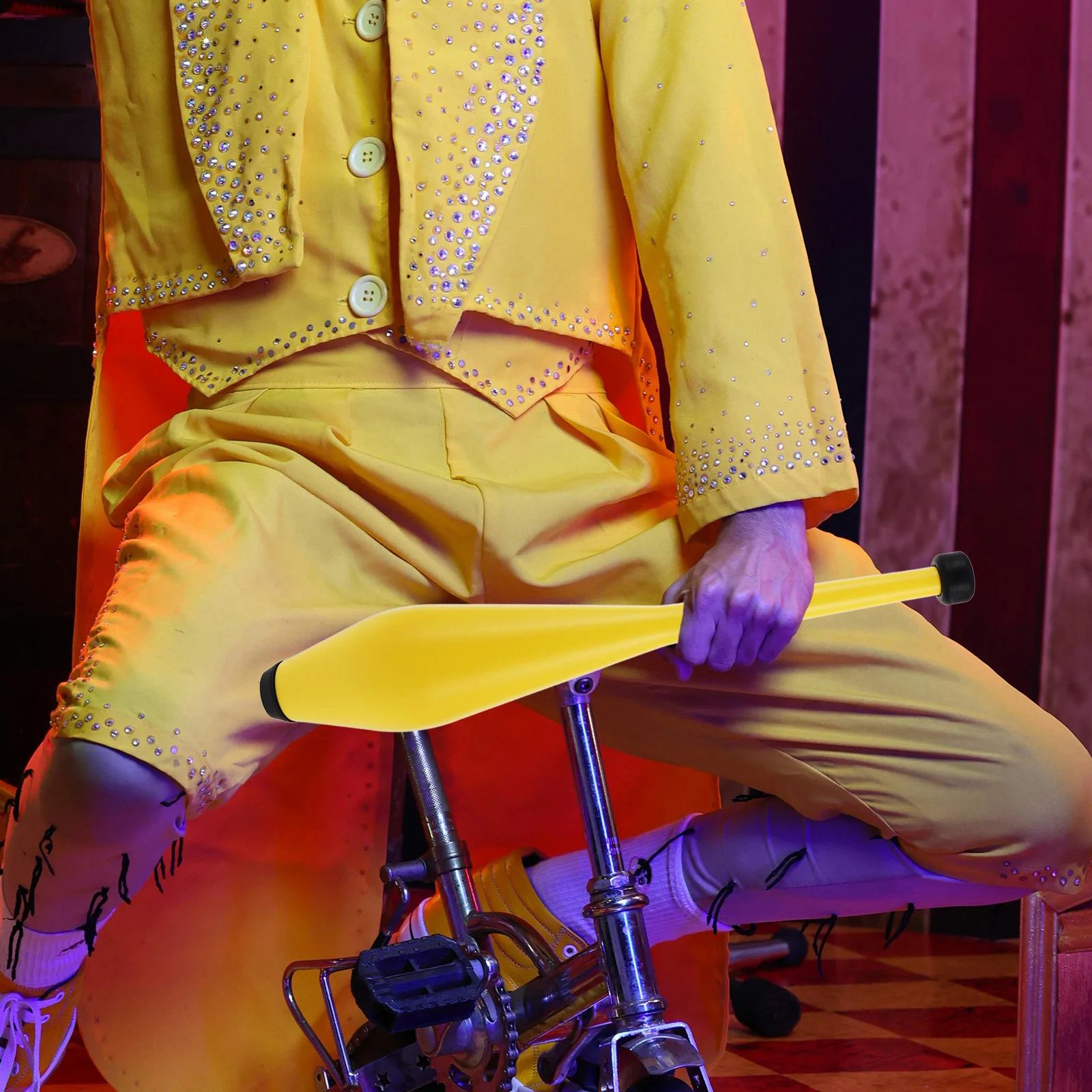 

Plastic Circus Juggling Pins Colorful Lightweight Training Club Fun Outdoor Sports Performance Juggling Prop Party Props