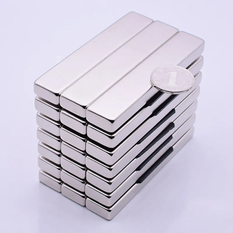 2 pcs100x20x10mm Super Strong Square Magnet For Home Refrigerators, Offices DIY 100x20x10mm