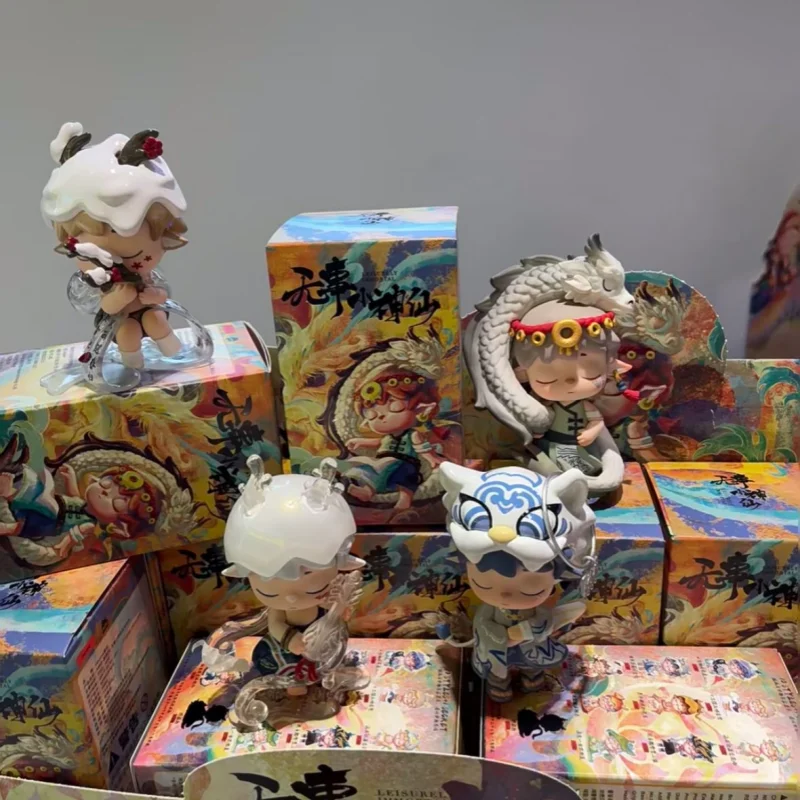 

Пятно в китайском стиле Мими, маленькая фея, слепая коробка, украшения, фигурки, милые новогодние подарки для девочек и мальчиков, куклы, игрушки, украшения для рабочего стола