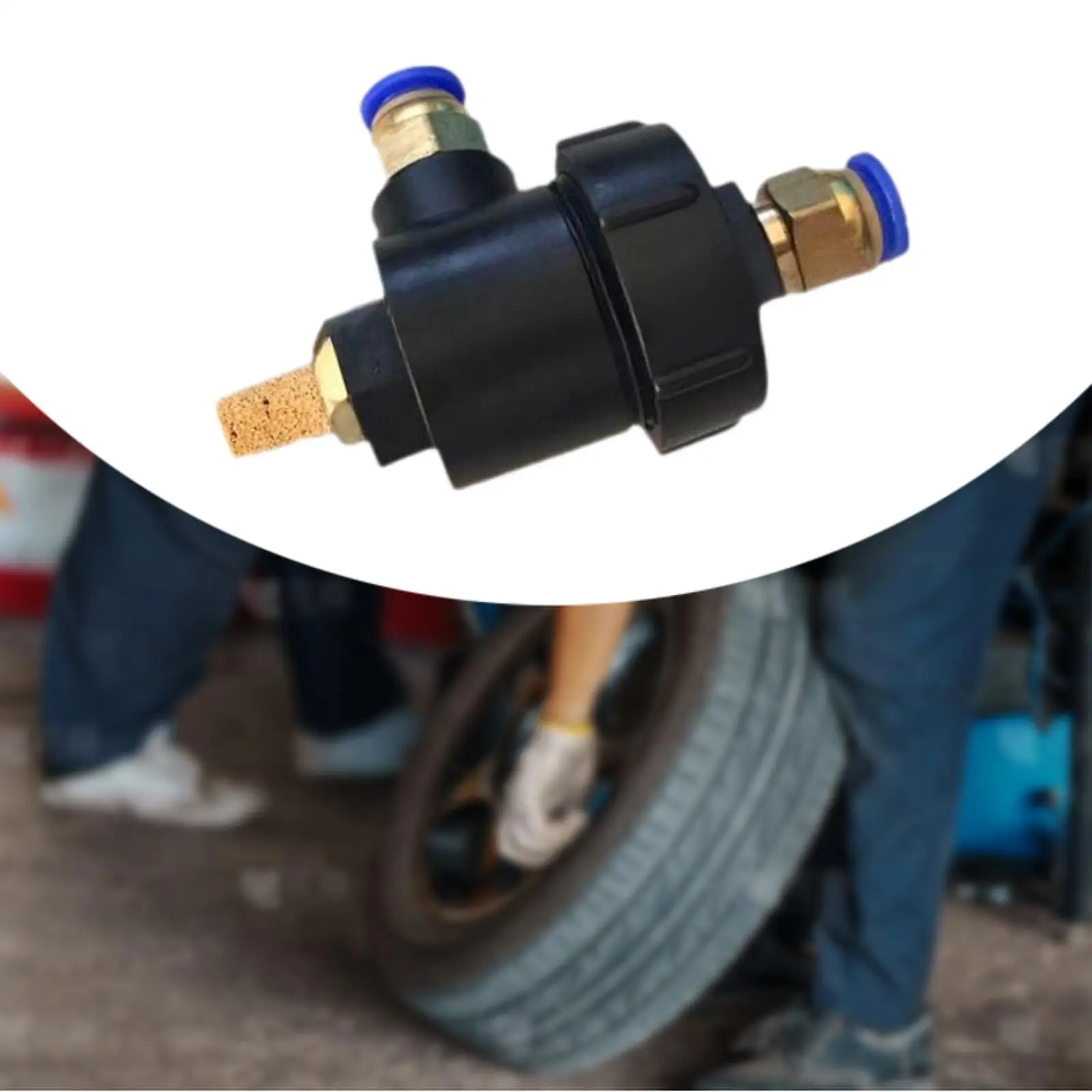 Quick Exhaust Valve Black Professional Tire Changer Accessory for Tire Fitting Machine