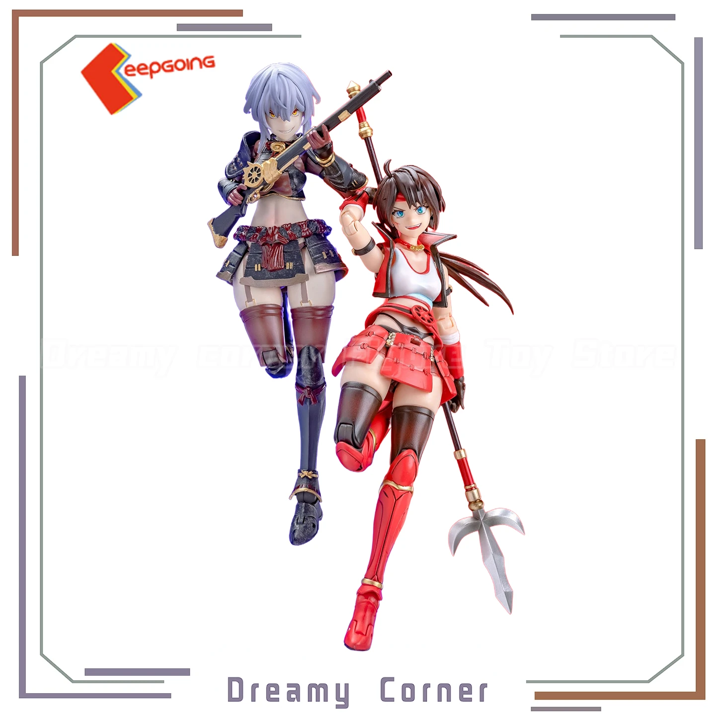 

【In Stock】Original KEEPGOING Warring States G Series Oda Nobunaga Sanada Yukimura 2PCS 1/12 Action Figure Toy Model Gift