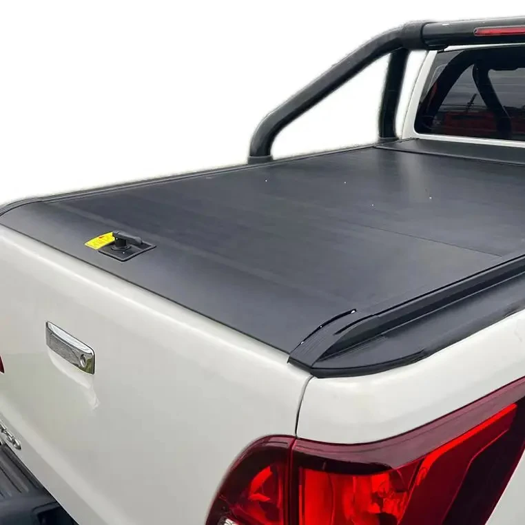 

Aluminum Alloy Hard Retractable Tonneau Cover Waterproof Truck Pickup Roller Lid for Toyota Vigo ford Ranger