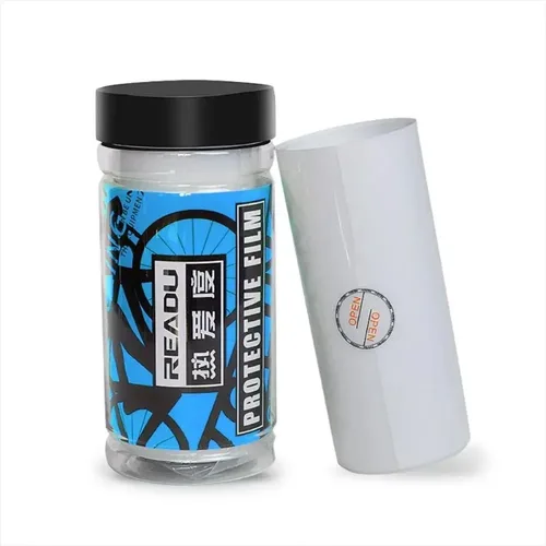 Imagen 2 del producto Cubierta de película protectora TPH para bicicleta, pegatinas protectoras transparentes antiarañazos, pegatina de protección de cuadro de pintura para bicicleta de montaña y carretera