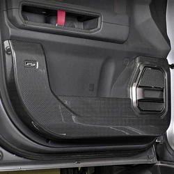 Chery Jetour Traveller T2 Car Door Kick Guard Anti-Scratch Dust-Proof Doormat Accessories Interior Pads Carbon Fiber Pattern