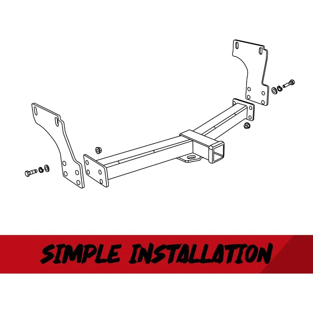 جهاز استقبال مقطورة من الفئة 3 مقاس 2 بوصة متوافق مع 2011-2021 جراند شيروكي، 2022 جراند شيروكي WK، 2011-2026 دودج #3