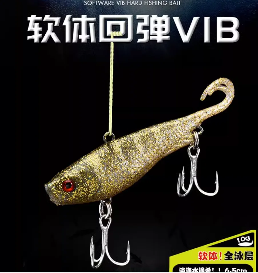 Fish Hunter 【 мягкий отскок 】 10-20 г пресноводный черный окунь морской окунь, покрытый свинцовой мягкой приманкой Luya