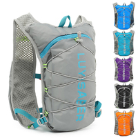 Bicycle Backpack Reflective Hydrating Vest Backpack For Men And Women Running Cycling Hiking Marathon Outdoor Sports Water Bag