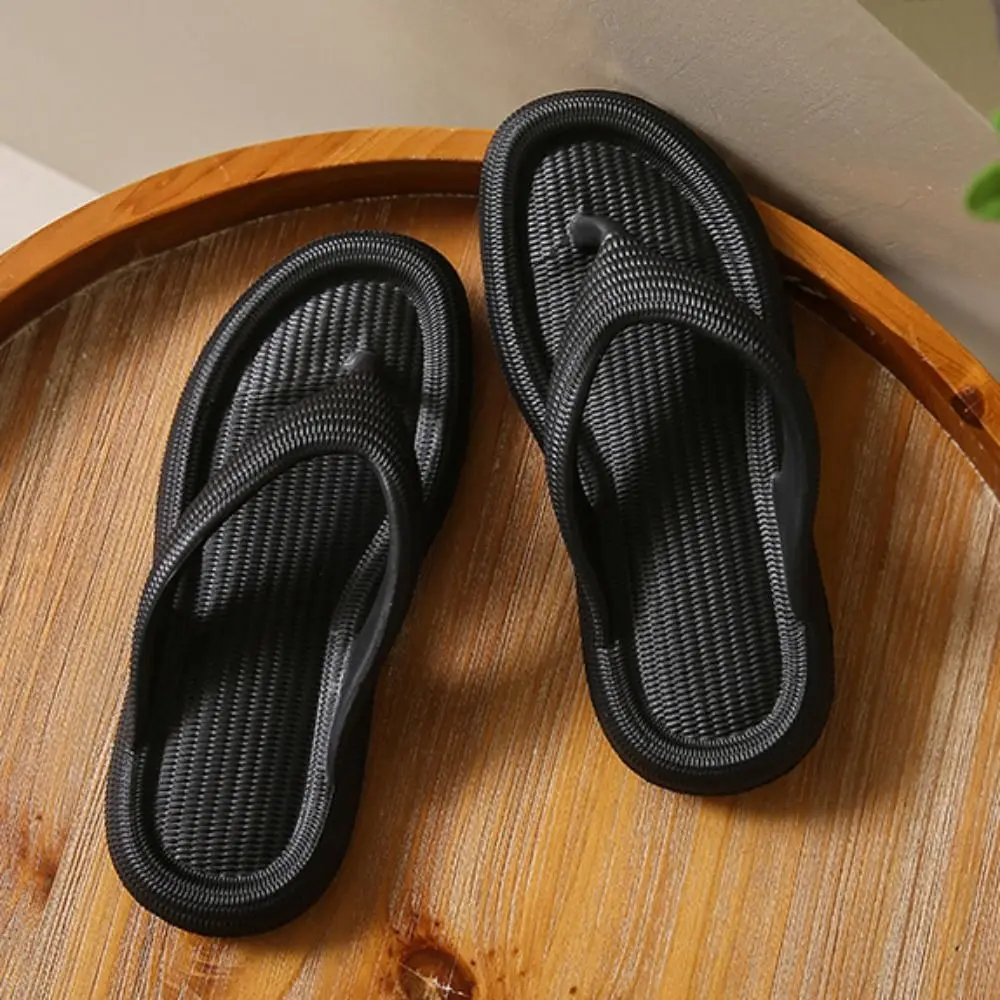 

Повседневные нескользящие пляжные шлепанцы с полосками, сандалии-вьетнамки с разделителем для пальцев, летние водонепроницаемые сандалии из ЭВА, для улицы и дома