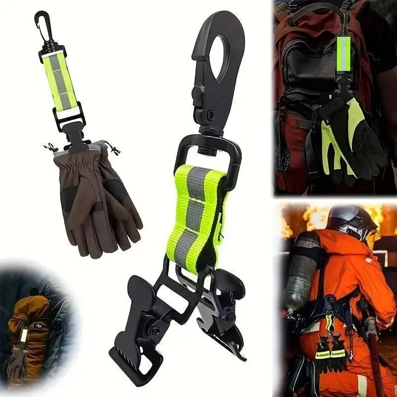 Gloves Keeper Firefighter Glove Strap Convenient Green Grey Labor Work Clamp Mitten Clips Multifunction Portable Gloves Clamps f