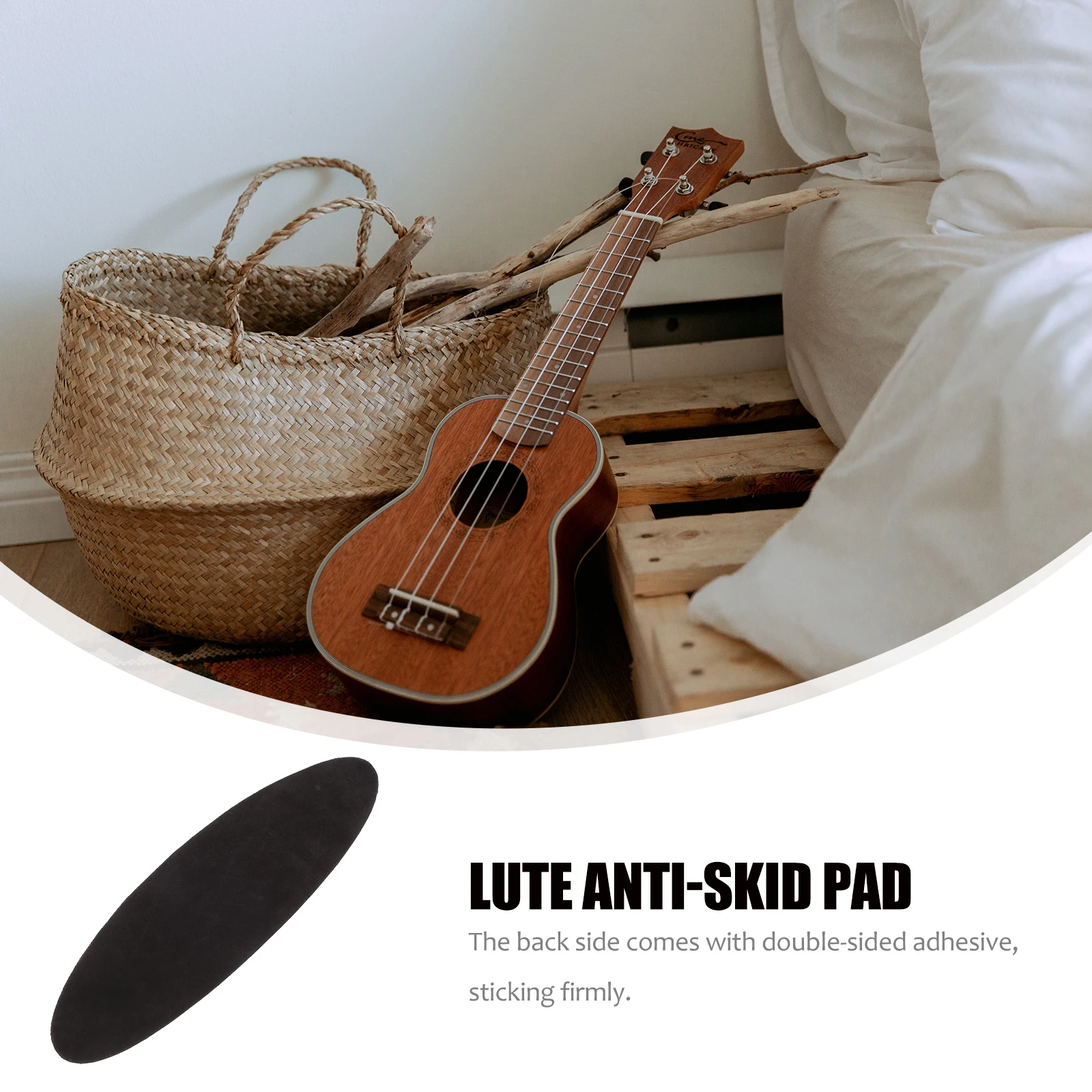 

Anti-slip Mat Guitar Footrest Soft Leg Pad Instrument Cushion Piano Musical Black