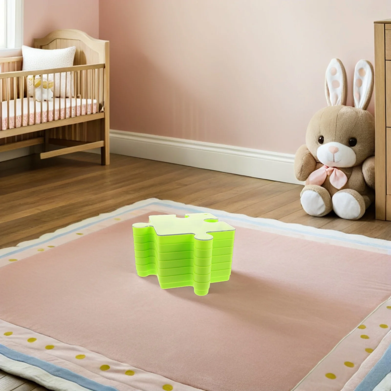 

6pcs Kids Puzzle Storage Box Large Capacity Dustproof Cover Sorting Function Portable Plastic Organizer For Home School Travel