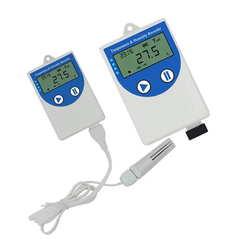 waterproof display temperature humidity recorder usb temperature logger with input recorder