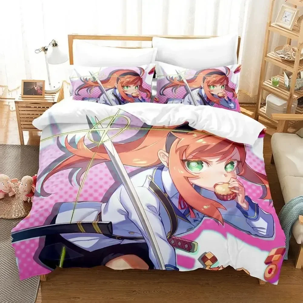 The Vampire Dies in No Time 2 Bedding Set Cartoon Anime three-piece set Adult Kid Bedroom Duvet cover Sets 3D Print Kawaii Anime