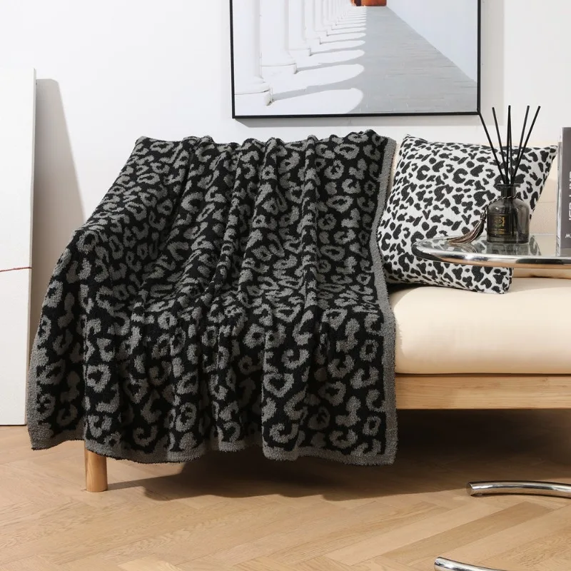 

Leopard Print Fleece Blankets, High-grade Fleece Blankets and Sofa Blankets, Super Soft and Comfortable Lightweight Blanket