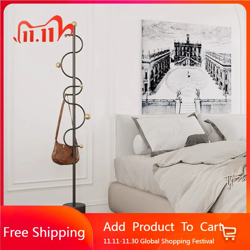 

Standing Wall Coat Racks Living Room Indoor Luxury Plant Shelves Hanging Garment Coat Racks Dress Rail Lounge Suite Furniture