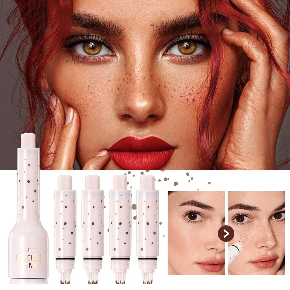 Stylo tampon pour taches de rousseur à coussin d'air, maquillage, aspect naturel, points, pois, étanche, séchage rapide, léger, réaliste, outil de fabrication