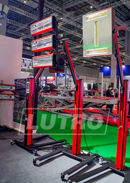 หลอดไฟอินฟราเรดสำหรับอบสีรถยนต์ ปรับความร้อนได้ 3000 วัตต์