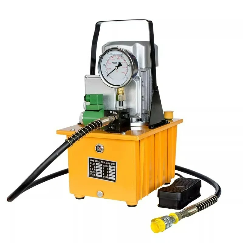 

Ultra-high pressure electric pump electric oil pump plunger pump, foot-operated with solenoid valve, single oil circuit