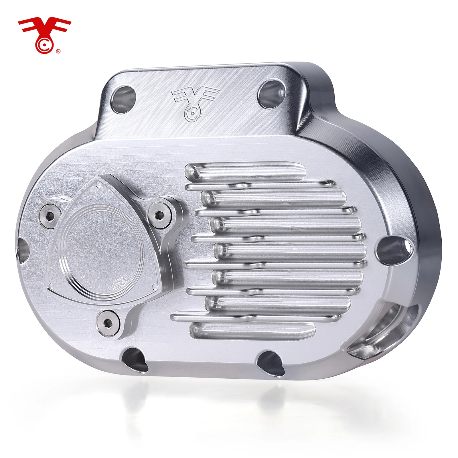 Fanscreate CNC-Machined Transmission Side Cover For Harley Touring 2007-2013 & 2021+, Dyna, Softail  (Not for Hydraulic Clutch)