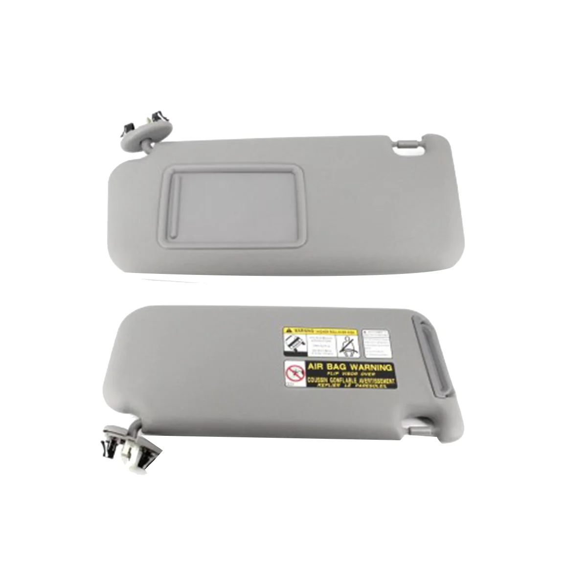 

1Pair Gray Sunvisor Cover 74320-42501-A1 74320-42501-B2 for Toyota RAV4 2005-2013 Car Sunshade Makeup Mirror 7432042501