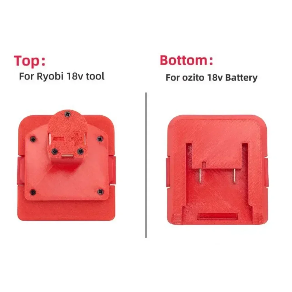 1PACK Battery Power Converter Adaptor For Ozito 18v Lithium Compatible To Ryobi Tools Adaptor (Not Include Tools And Battery)