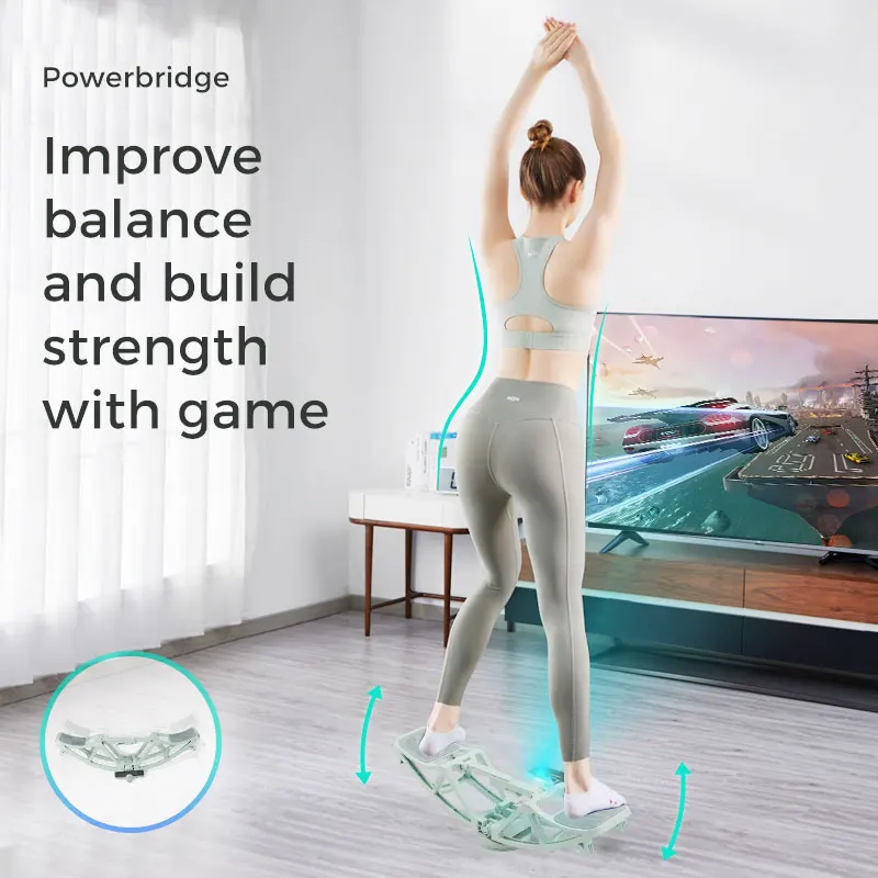 Powerbridge push up exercise fitness training board bodyweight rows Interactive Core Trainer plank push-up board exercise