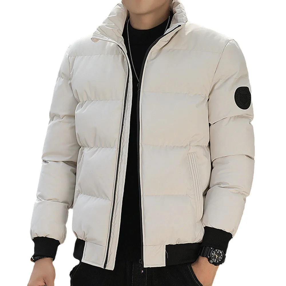 2024 Autumn/Winter Casual Men's Padded Coat Youth Plus Size Light Warm Hawaii ​Street Sports Coat M-5XL