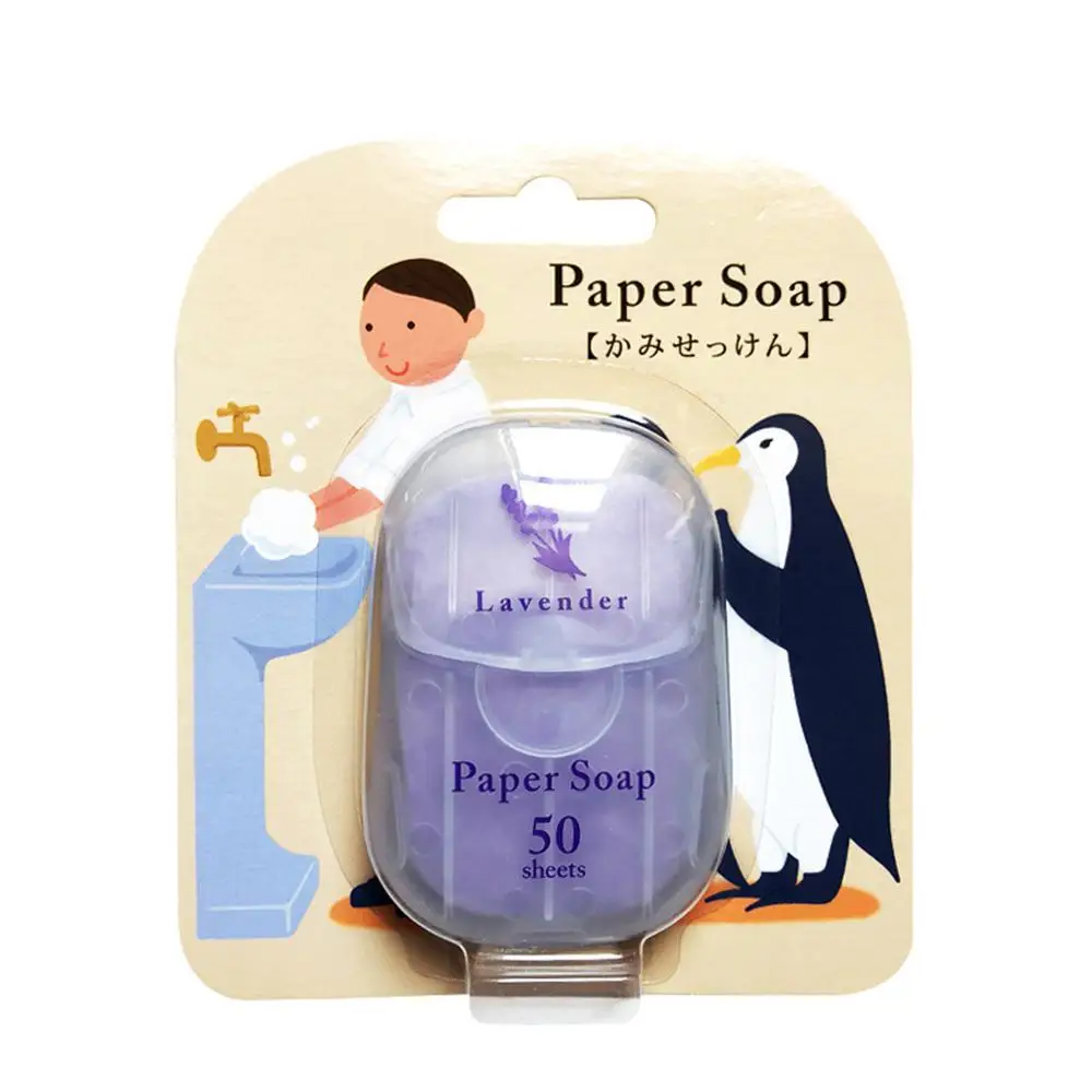 Mini Hand Washing Tablet Clean Scented Slice Sheets Soap Paper Bathroom Supplies Disposable Soap Paper Flakes