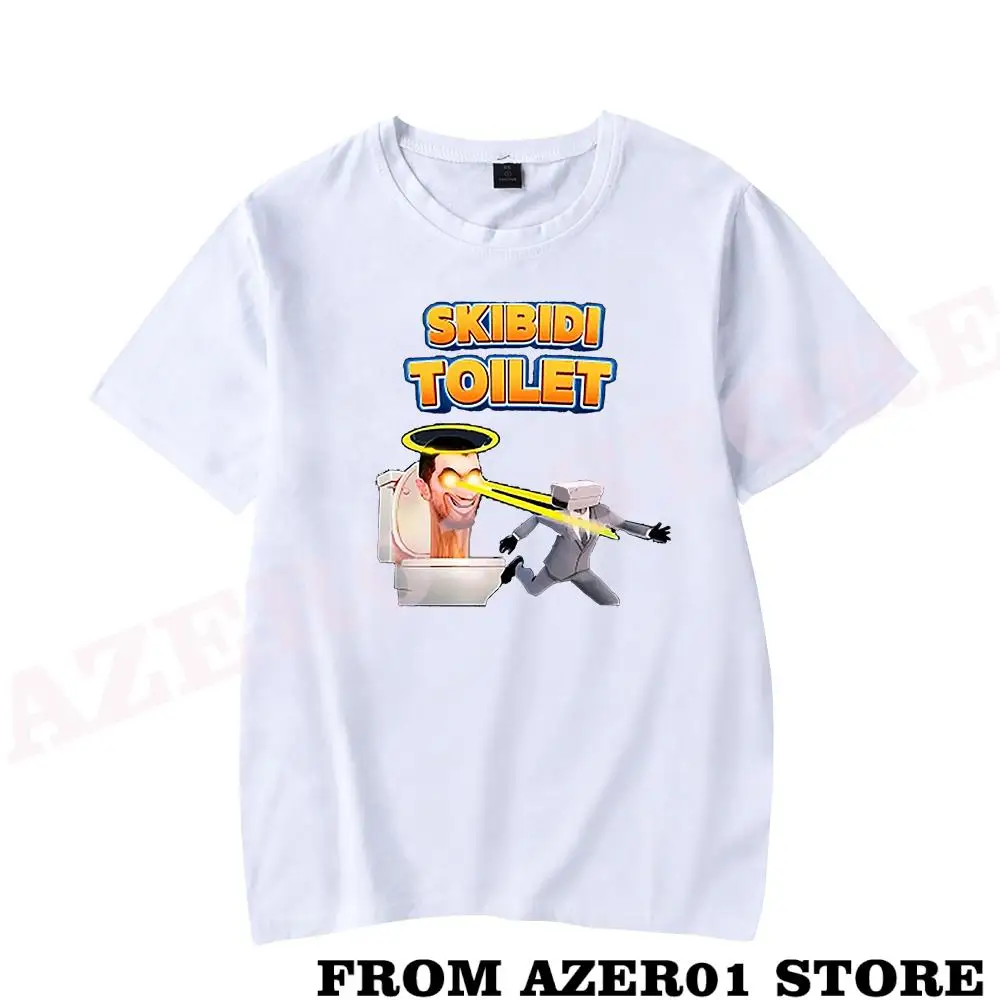 Skibidi Toilet New Game Merch T-shirt Print Summer Men/Women Streetwear Tshirt Shirt Short Sleeve New Logo Tee